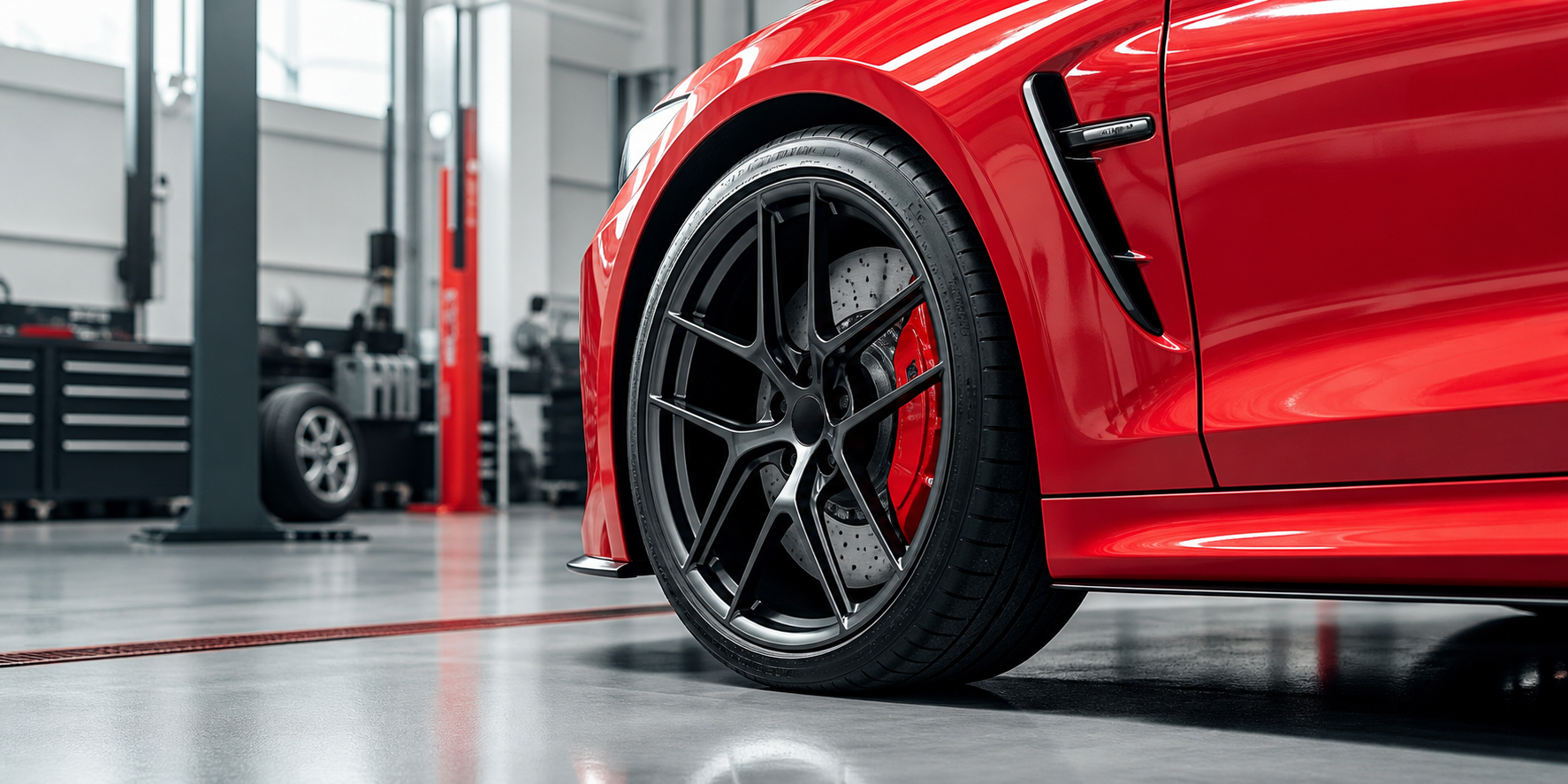 Wheel and tire service
